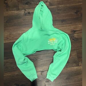Boys Lie Extra Cropped Hoodie